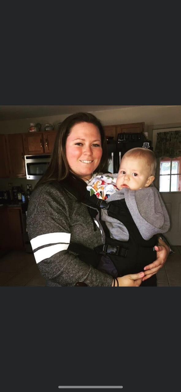 Sara and Cal (Brandy's nephew) as a baby!