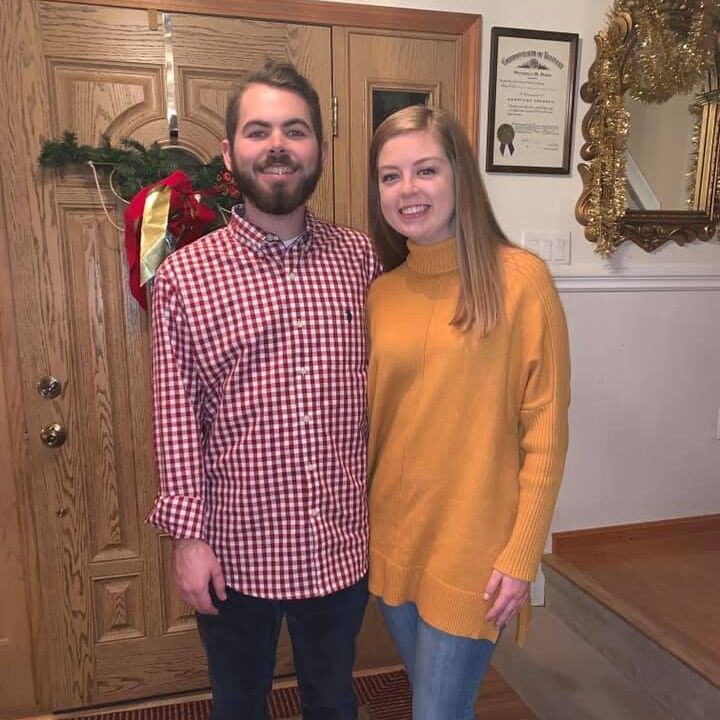 Our first Christmas together, Elizabethtown, KY