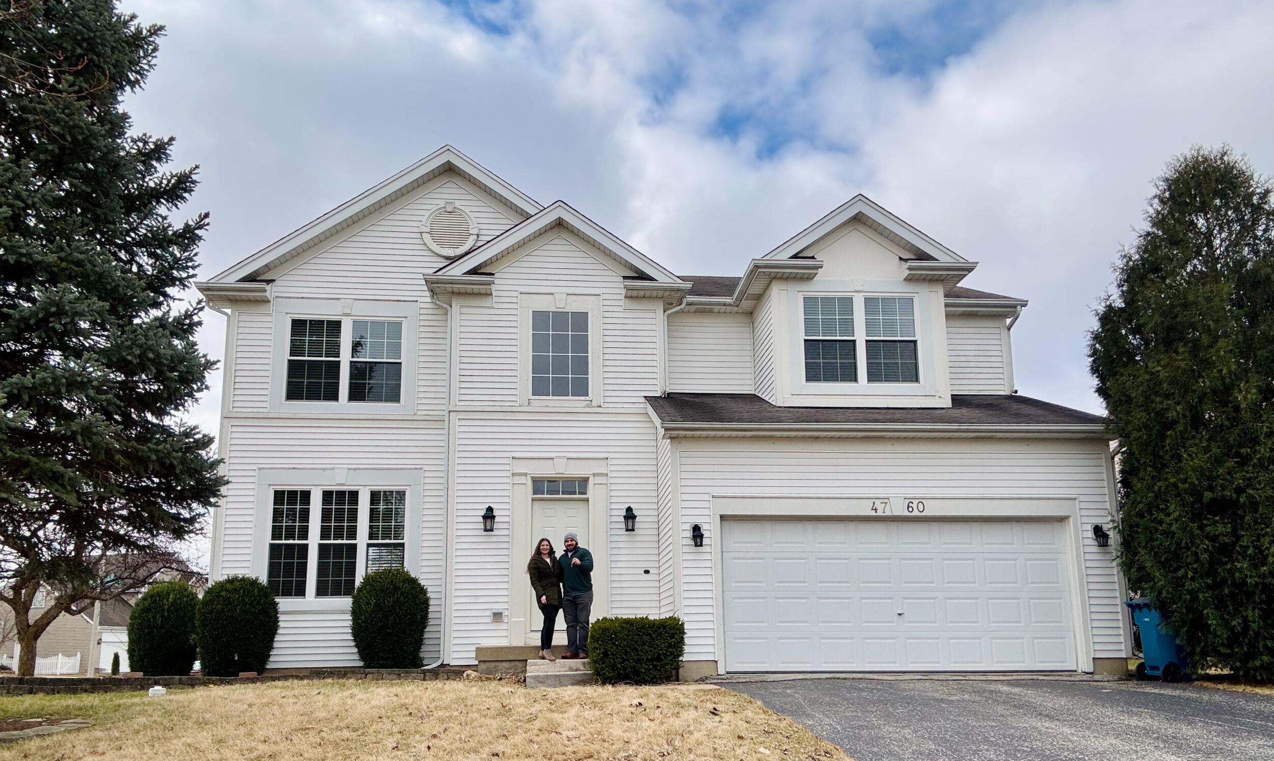 We bought our first home.