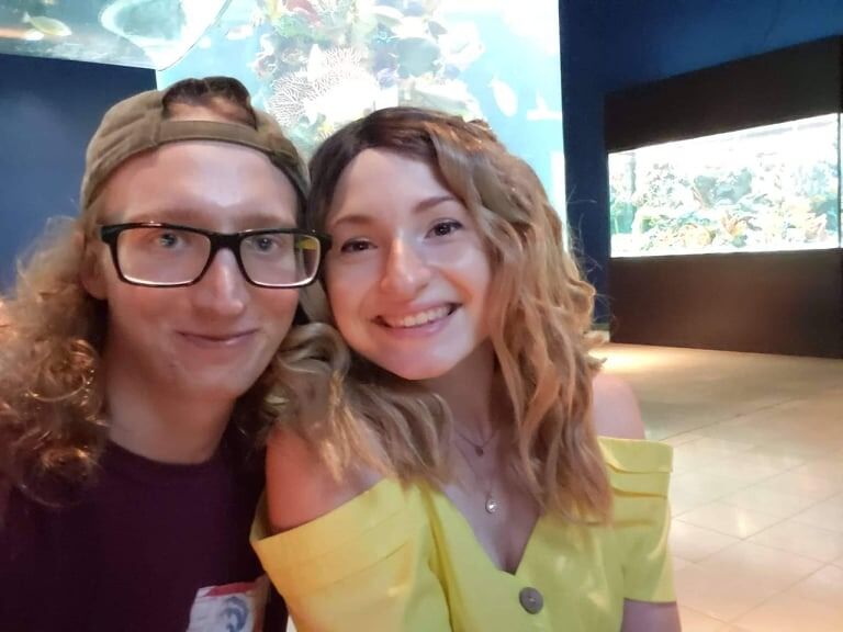 Our first date at the Electric City Aquarium!