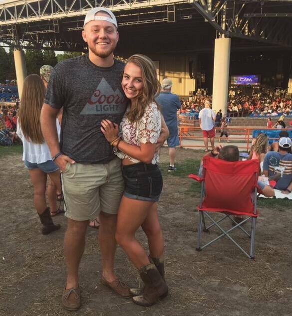 Heath and Megan's first concert together