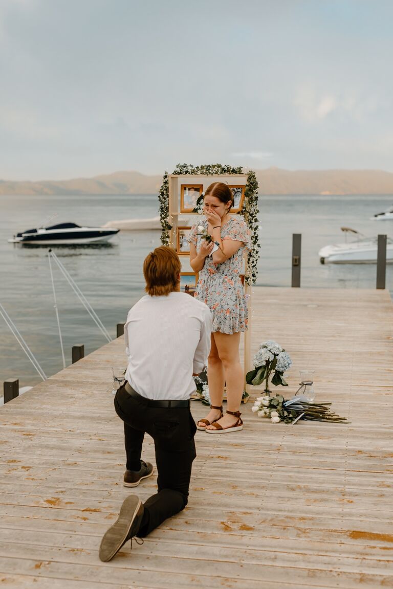 Our engagement. Every detail was absolutely beautiful (props to Matt). 