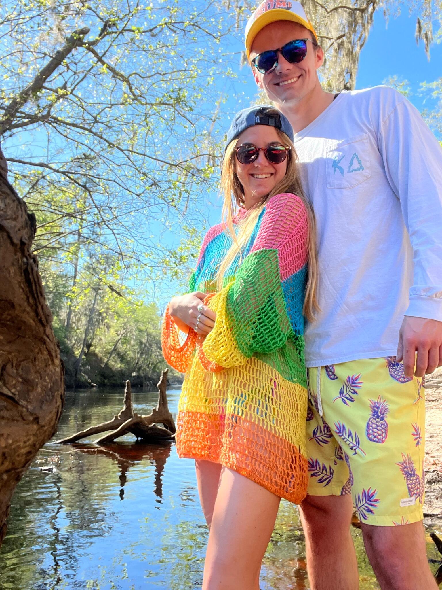 Dani taking Ian to Suwannee River for our first camping trip, Ian hasn't made it official yet! 