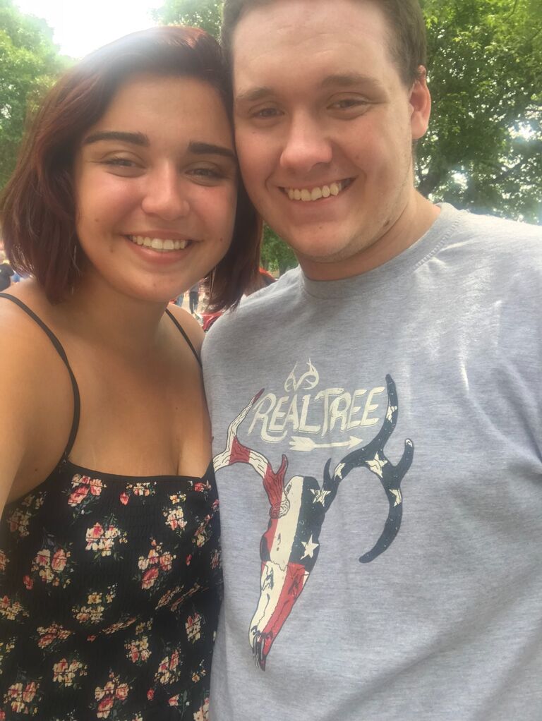 Ashlee And Bobby started dating at 'back to the 50's' car show.
