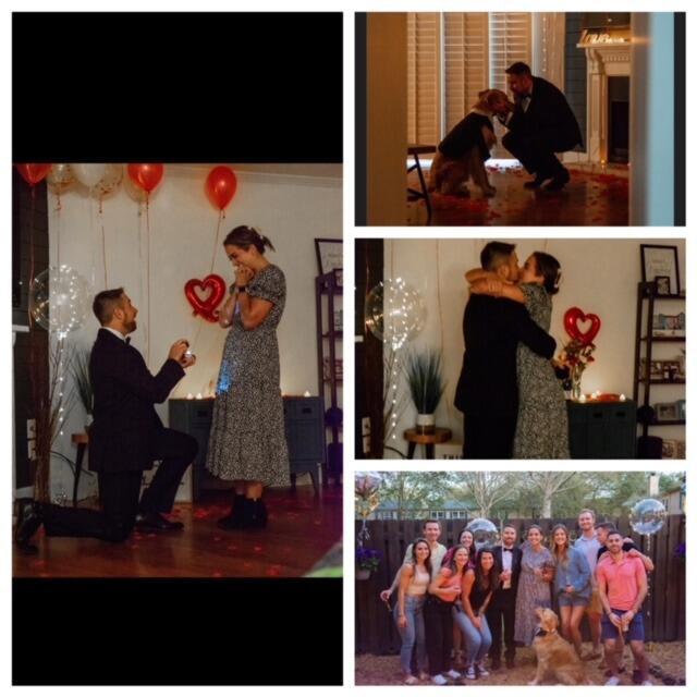 Ben finally mustered up the courage and asked the most beautiful woman in the world if she would be his wife. To everyone's surprise, including Ben's, she said YES!