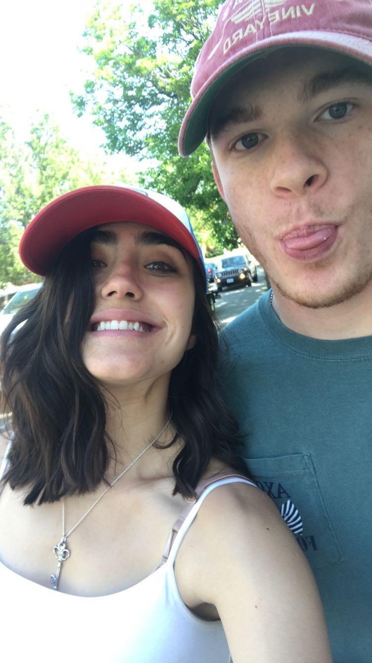 Jacob and Kassidy wrapped up their freshman/sophomore year together--spending the last few days before summer getting breakfast from Mark Twain Dining Hall. (Jacob used this photo for Clue #2 on the Easter Egg hunt leading to his proposal.)