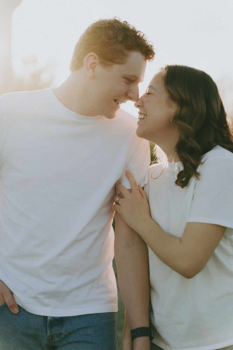 Engagement pictures in Arizona.