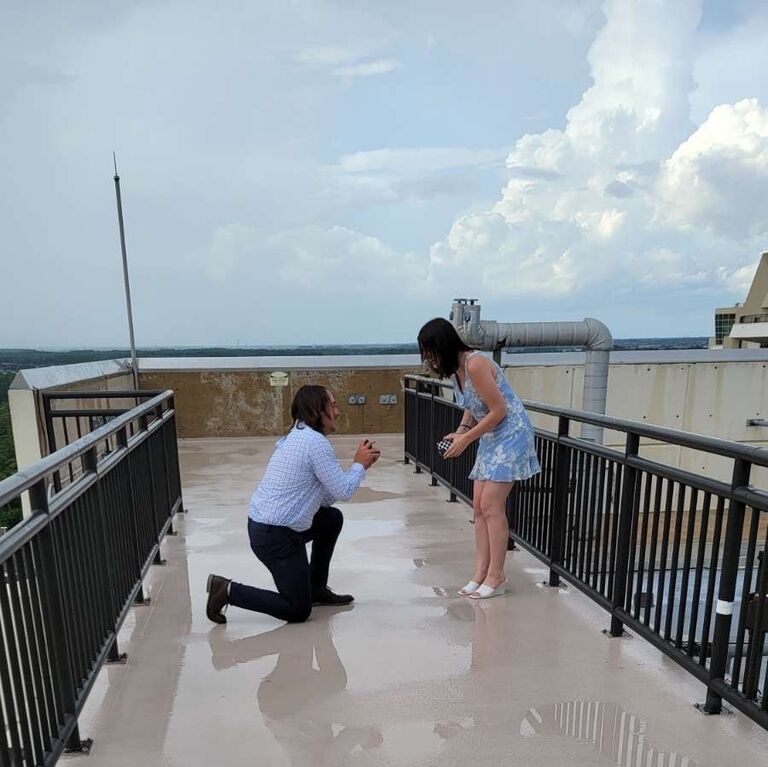 Kyle proposing!