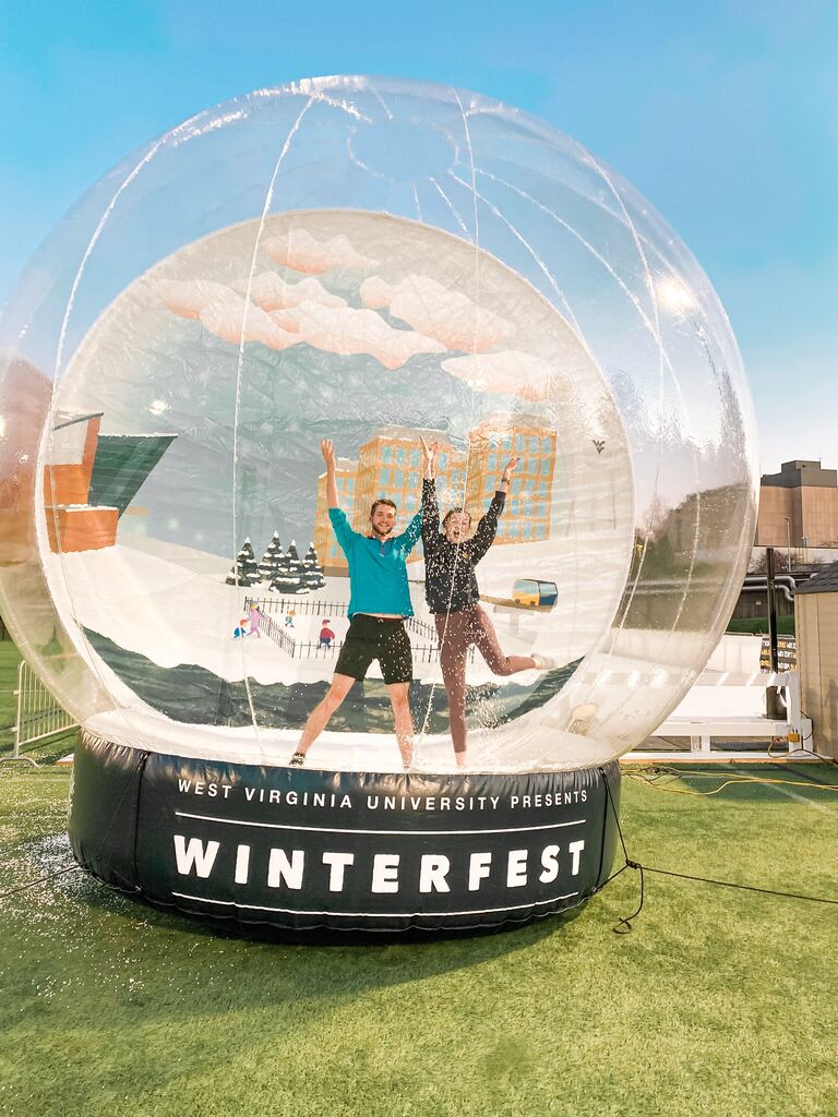 Snow globe people!