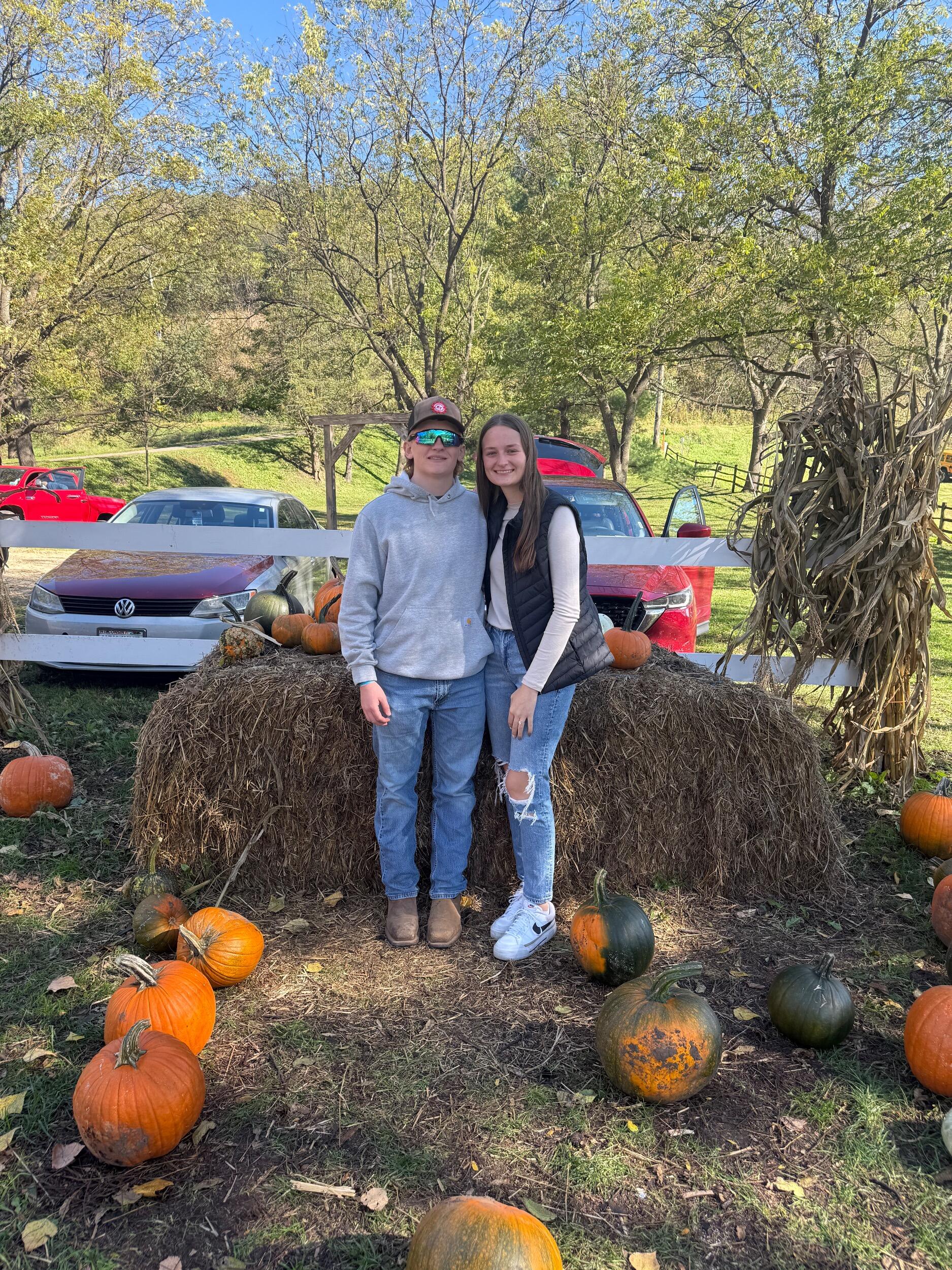 our 3rd fall at Fergusons, together 