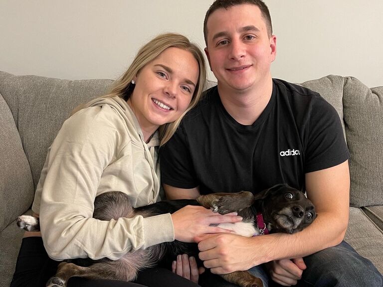They adopted a dog named, Sadie! She's been their baby ever since.