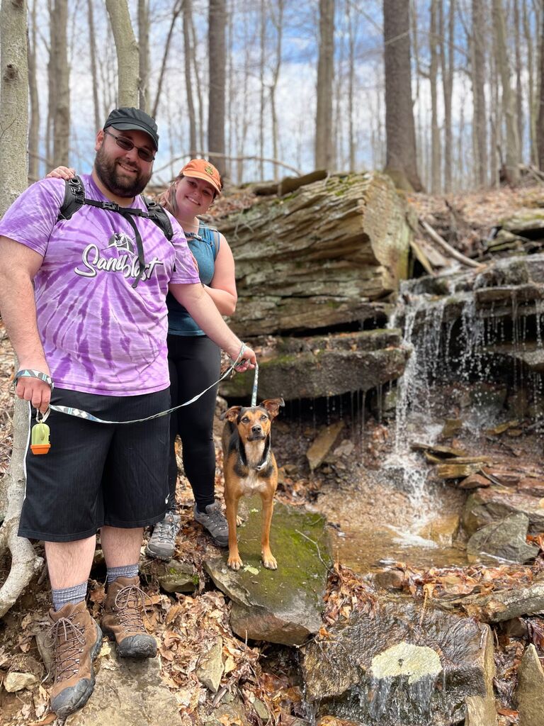 Daisy's first hike!