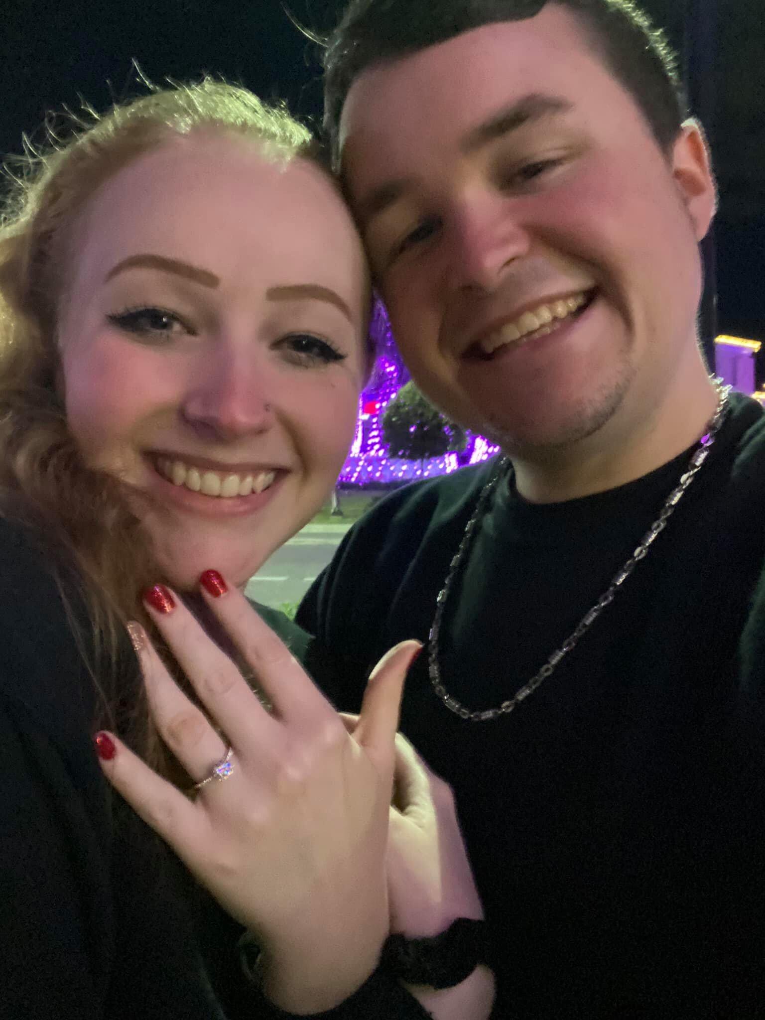 HE PROPOSED! *excuse the running makeup, no tears were held back*