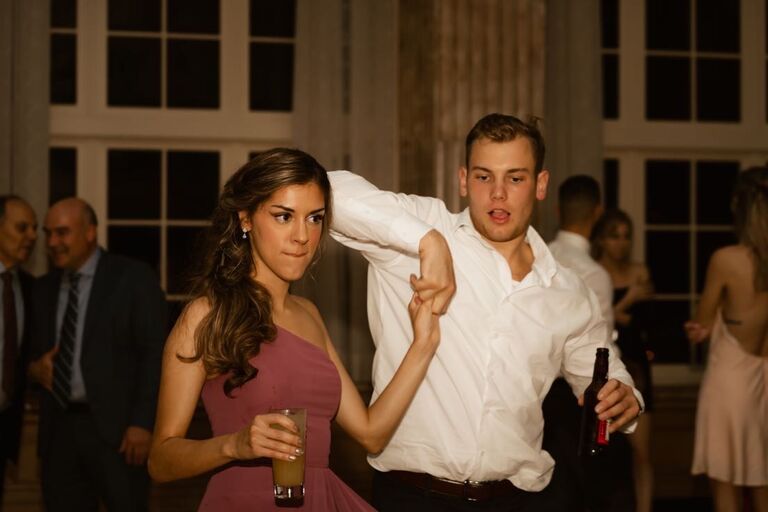 When Hope “apparently” told Zach to meet her on the dance floor later and he followed her around like his true golden retriever self all night. Lots of dancing!
