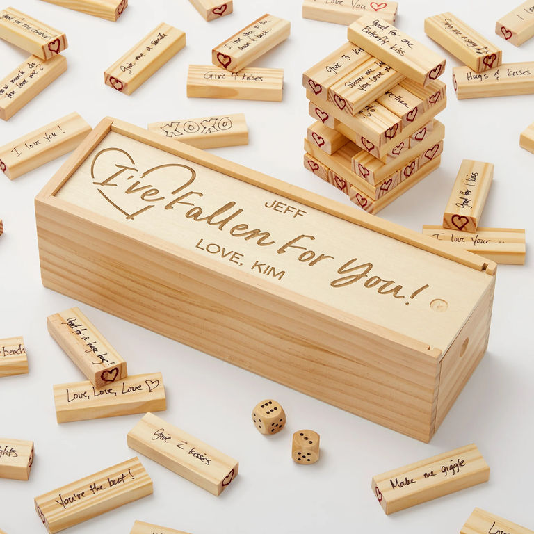Personalized couples board game for the perfect gift