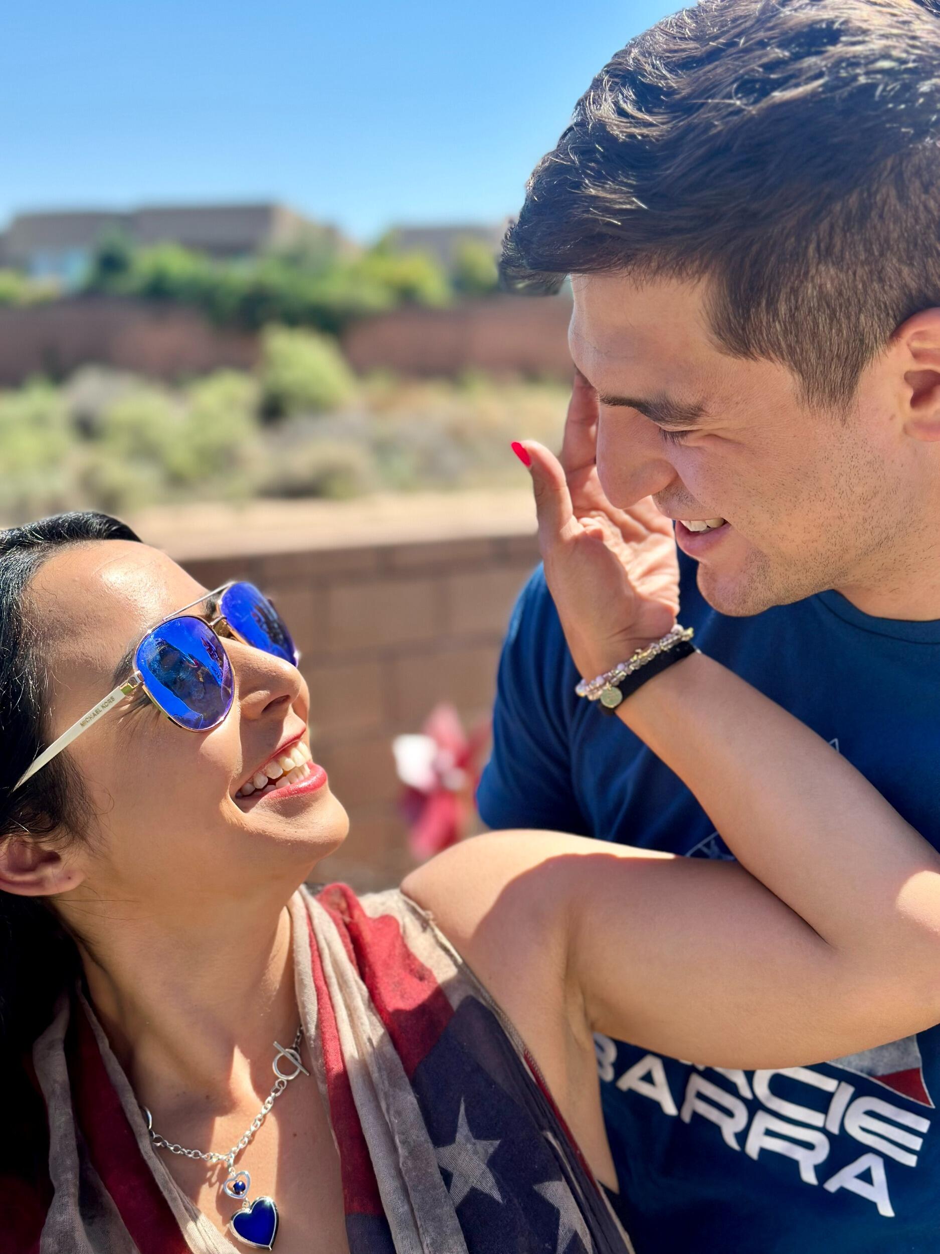 He’s always making me laugh, and her smile is completely contagious. Here’s to celebrating every holiday side by side!