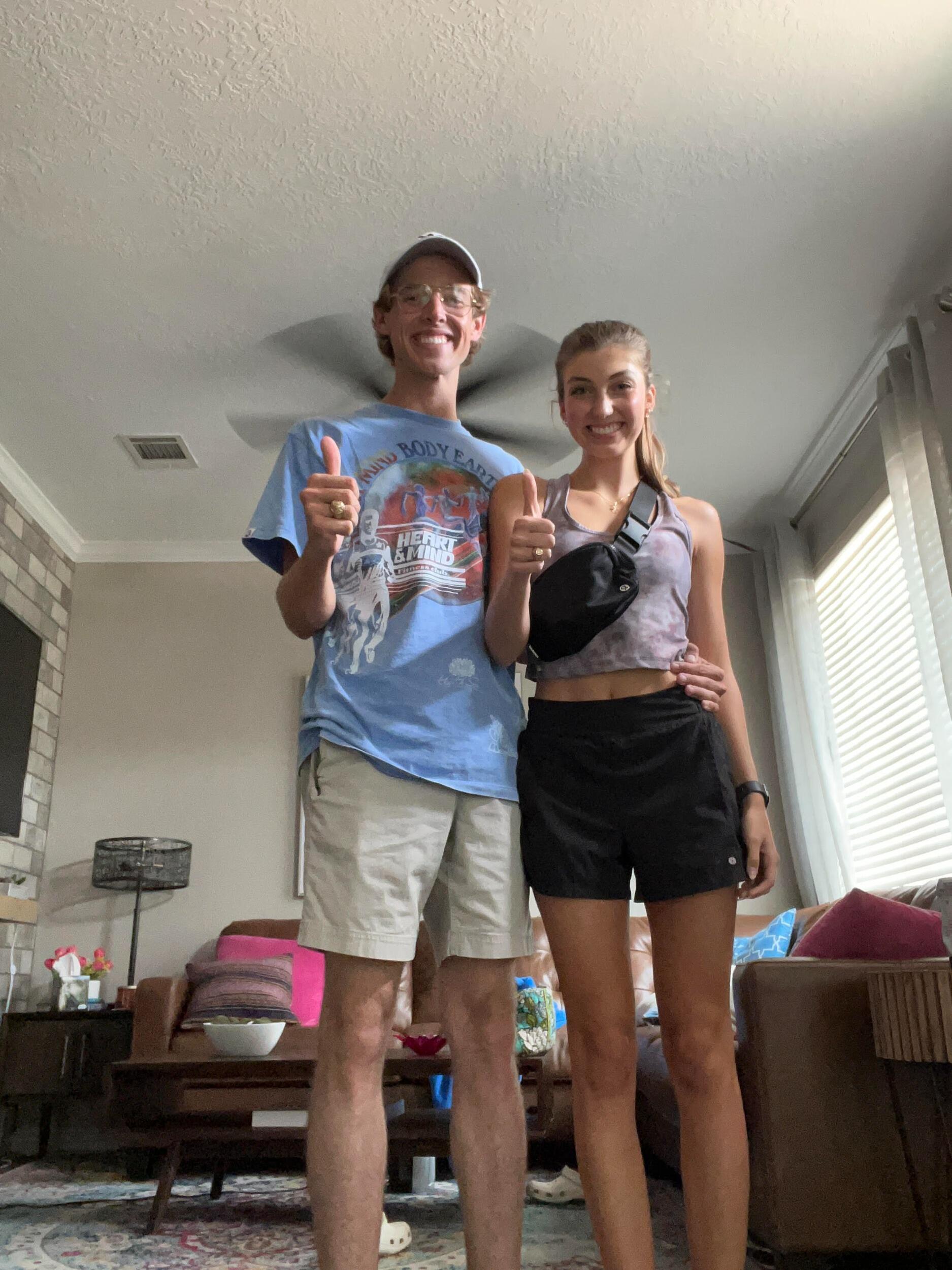 First day of our last semester of college!