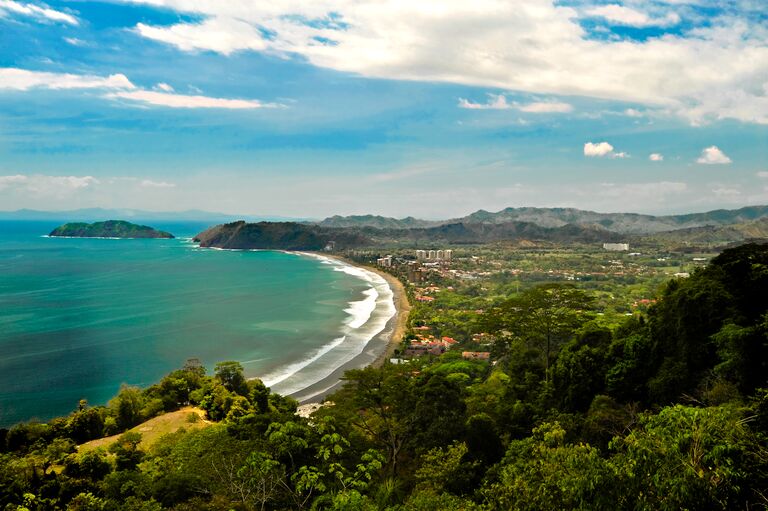 photo of jaco costa rica pacific coastline for bachelor party ideal
