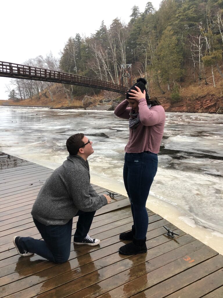 Our Engagement! (Anything look familiar about the date?) 😁