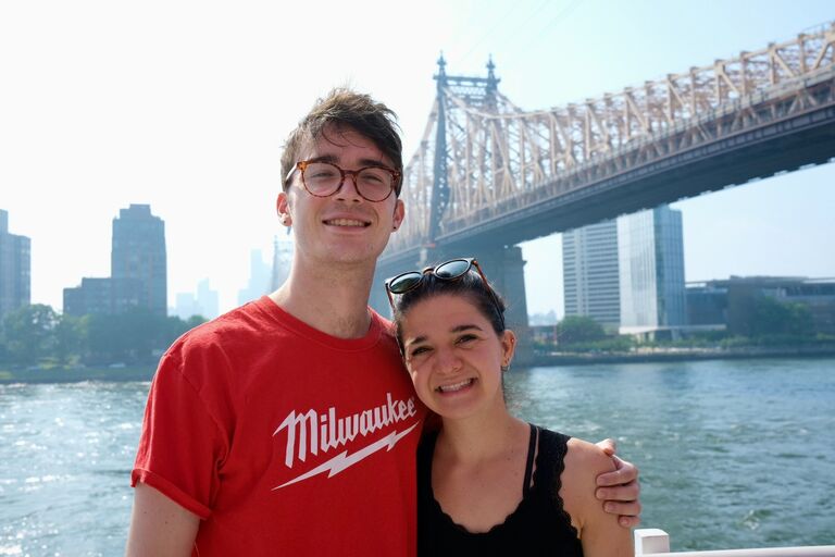 Exploring our neighborhood in the Upper East side after moving into our first apartment in Manhattan together.
