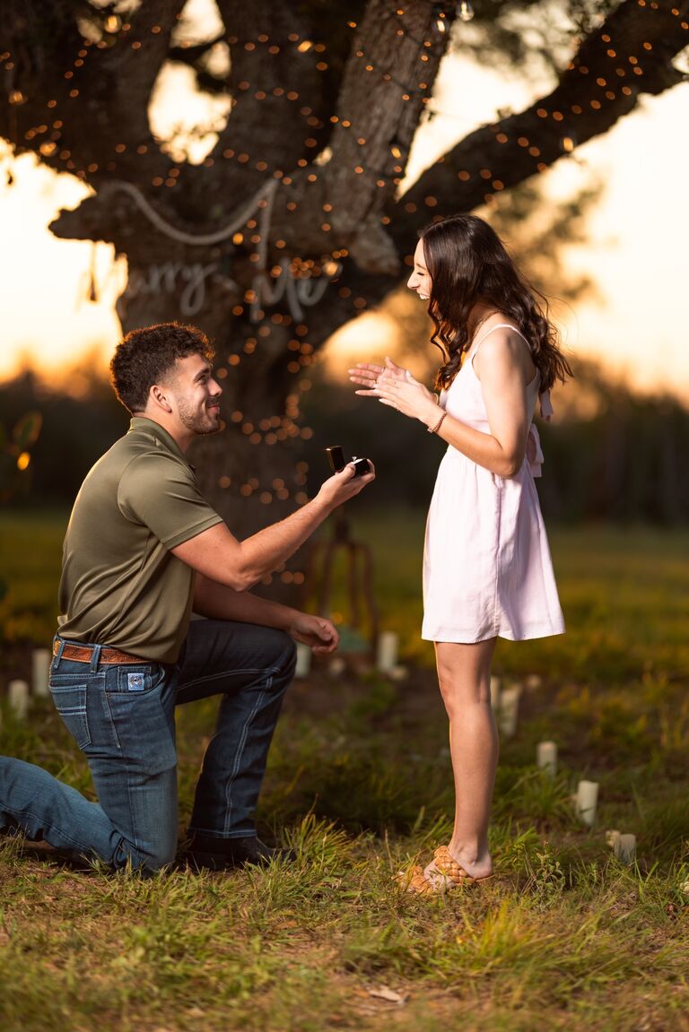 RJ proposed to Maddie! Truly an unforgettable day. 