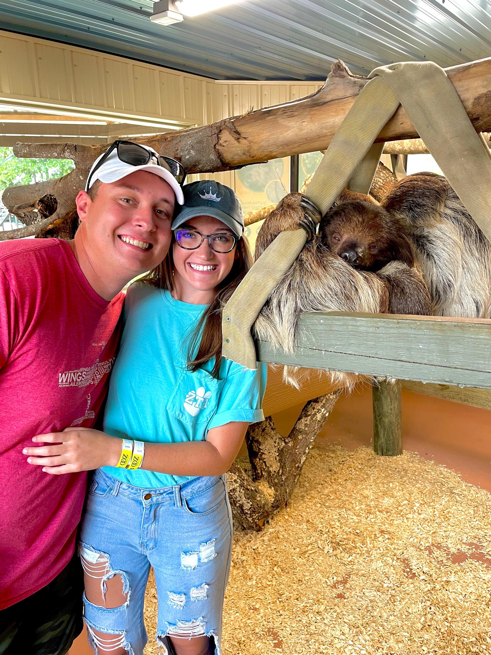 Visiting the Sloths!