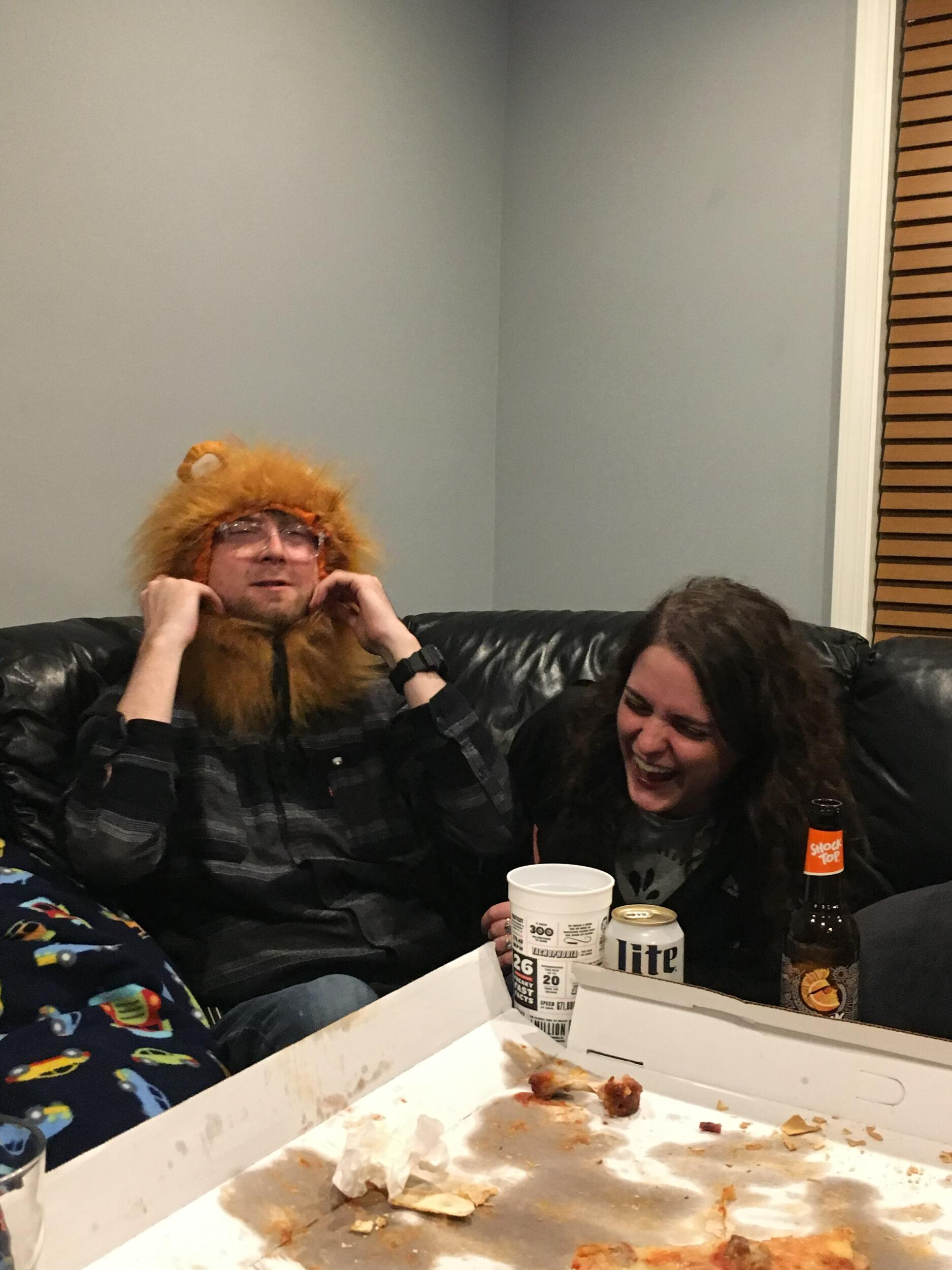 Hangin at Joe Tullo's place.