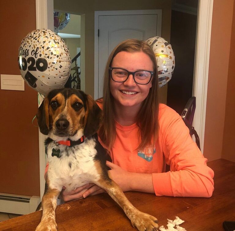 She graduated.