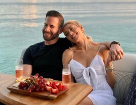 Selling Sunset's Heather Rae Young and Tarek El Moussa on a boat in Florida