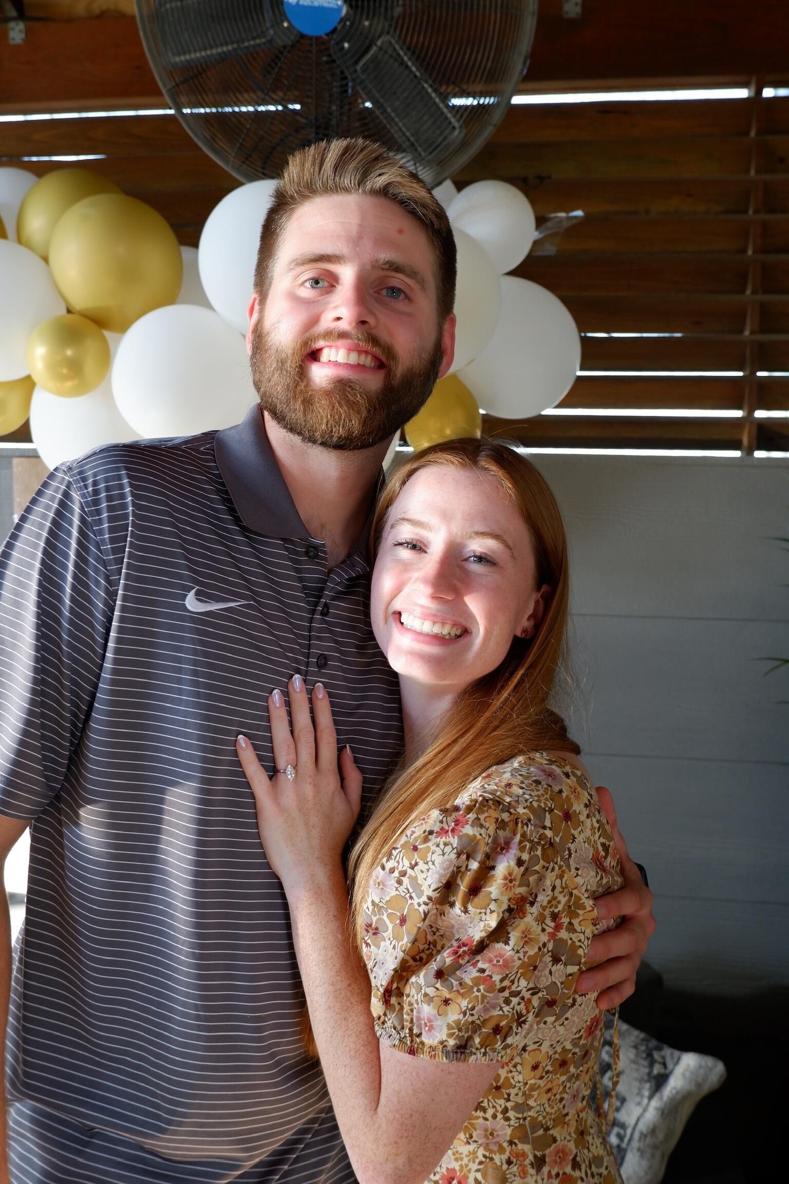 The very next day John surprised Cait AGAIN with an engagement party! Friends and family from all over came to celebrate, and it was truly a sweet time to commemorate the faithfulness of the Lord and share in the excitement of a future marriage covenant! 