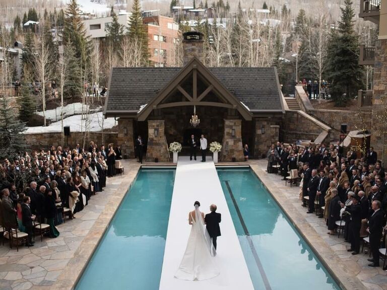 Mountain wedding venue in Vail, Colorado.
