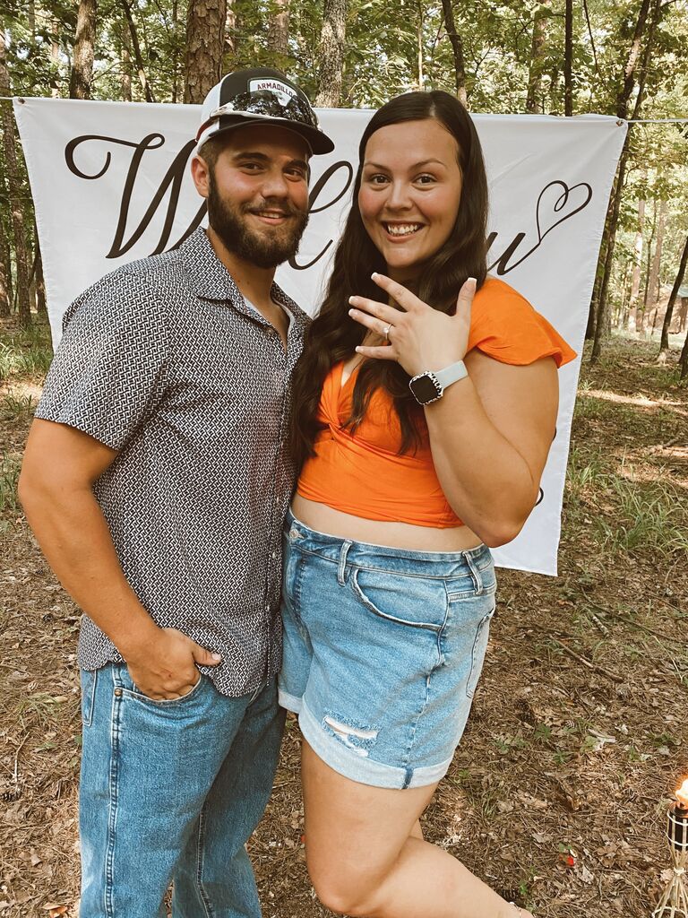 After I said yes on our trip to Broken Bow