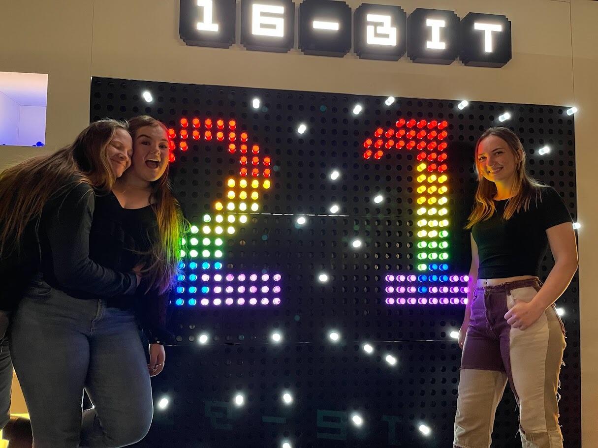 TABBY TURNS 21! We celebrated together at 16-bit arcade+bar (with our bridesmaid Paiten too!)