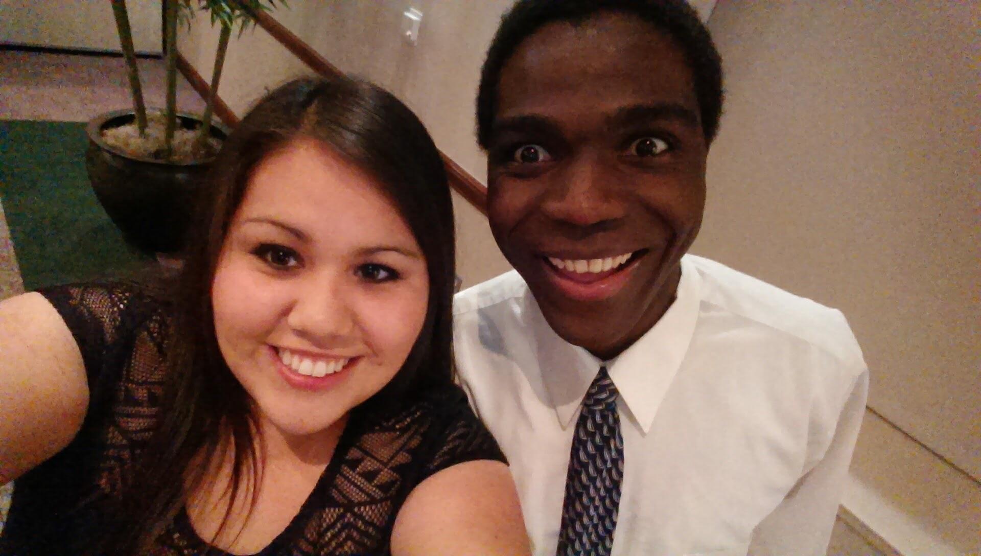 Jacque & Prince at the Blue Thunder Marching Band Banquet. Little did Jacque know that Prince would ask her to be his girlfriend that night!
