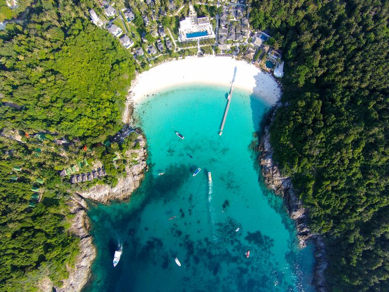 Seychelles famous beach