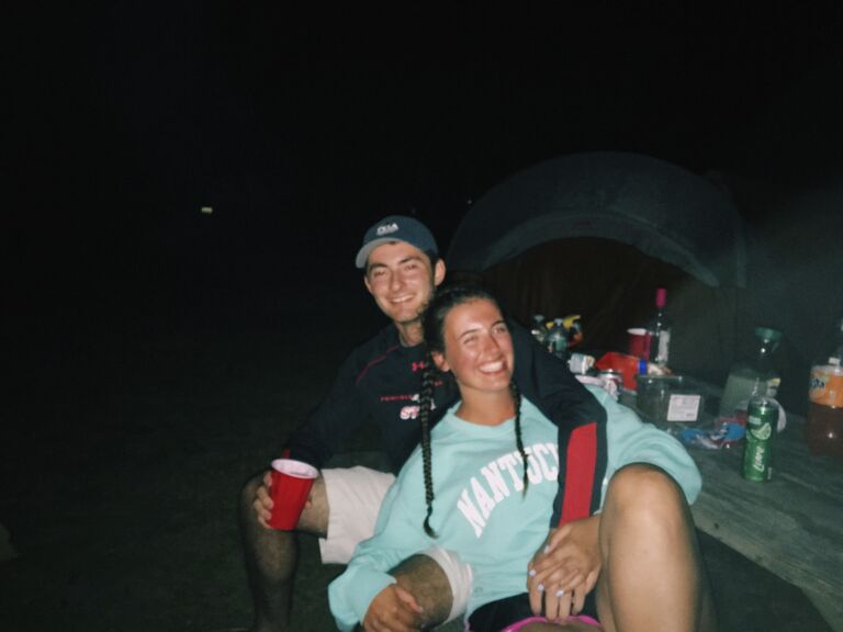 They spent that summer of 2016 truly falling in love. They quickly learned the route from Brookfield to Greenwich, as the one-hour drive was worth the days they got together.  They filled their time with days at the beach, on camping trips, and Yankee games. 