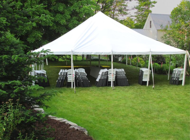 Tent rentals graduation pool party idea