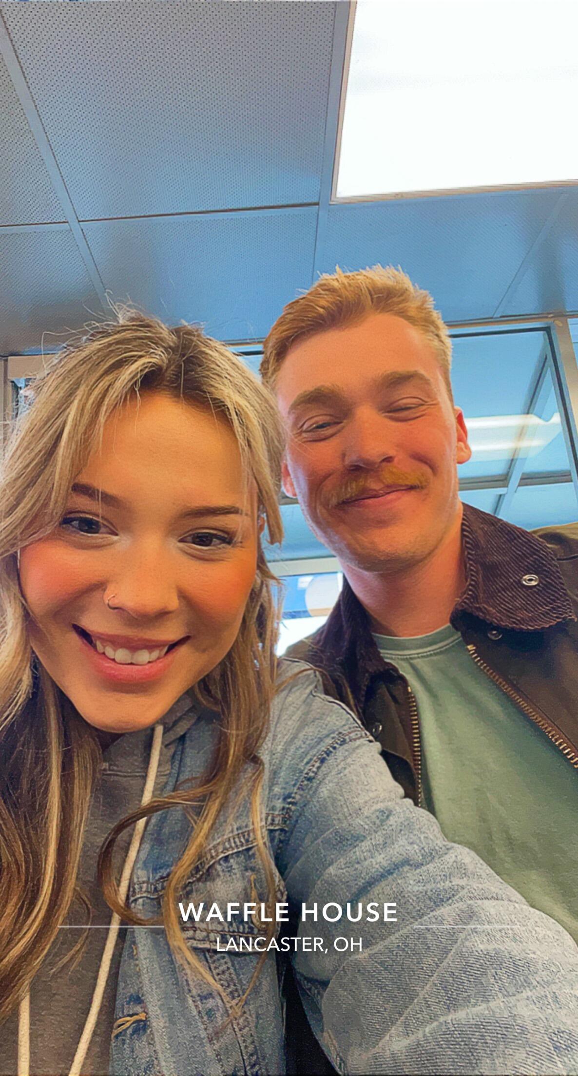 For their second date, Grayson took Emma to waffle house for her first time.