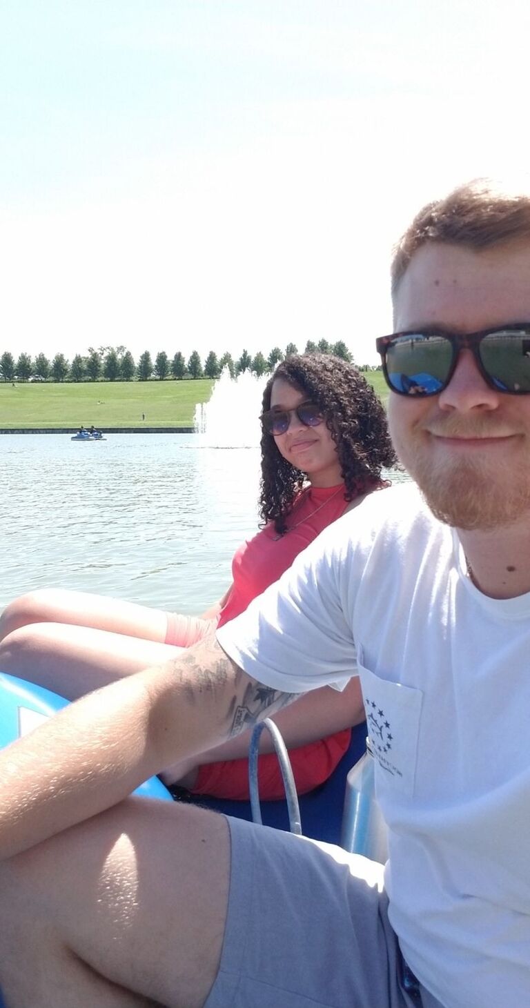 Paddle boating