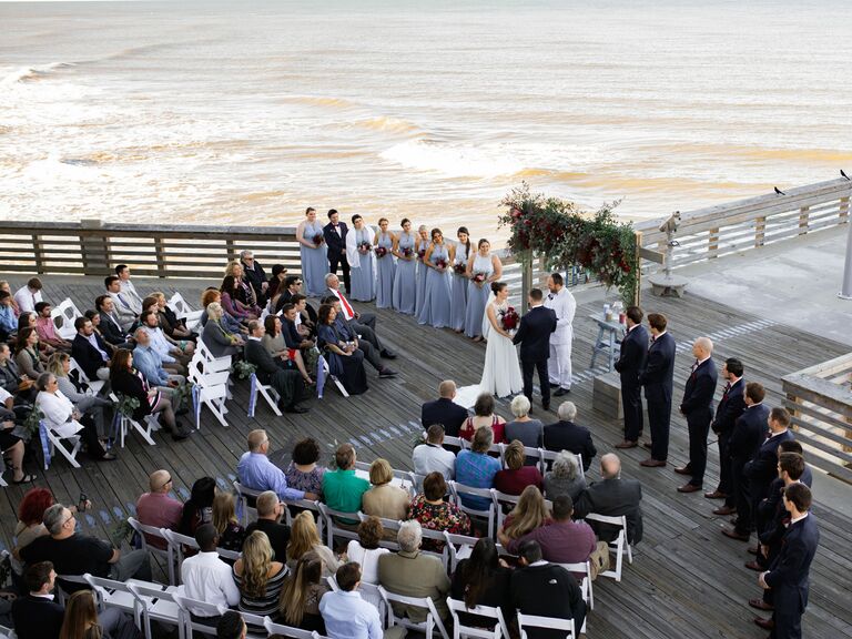Beach wedding venue in Nags Head, North Carolina.