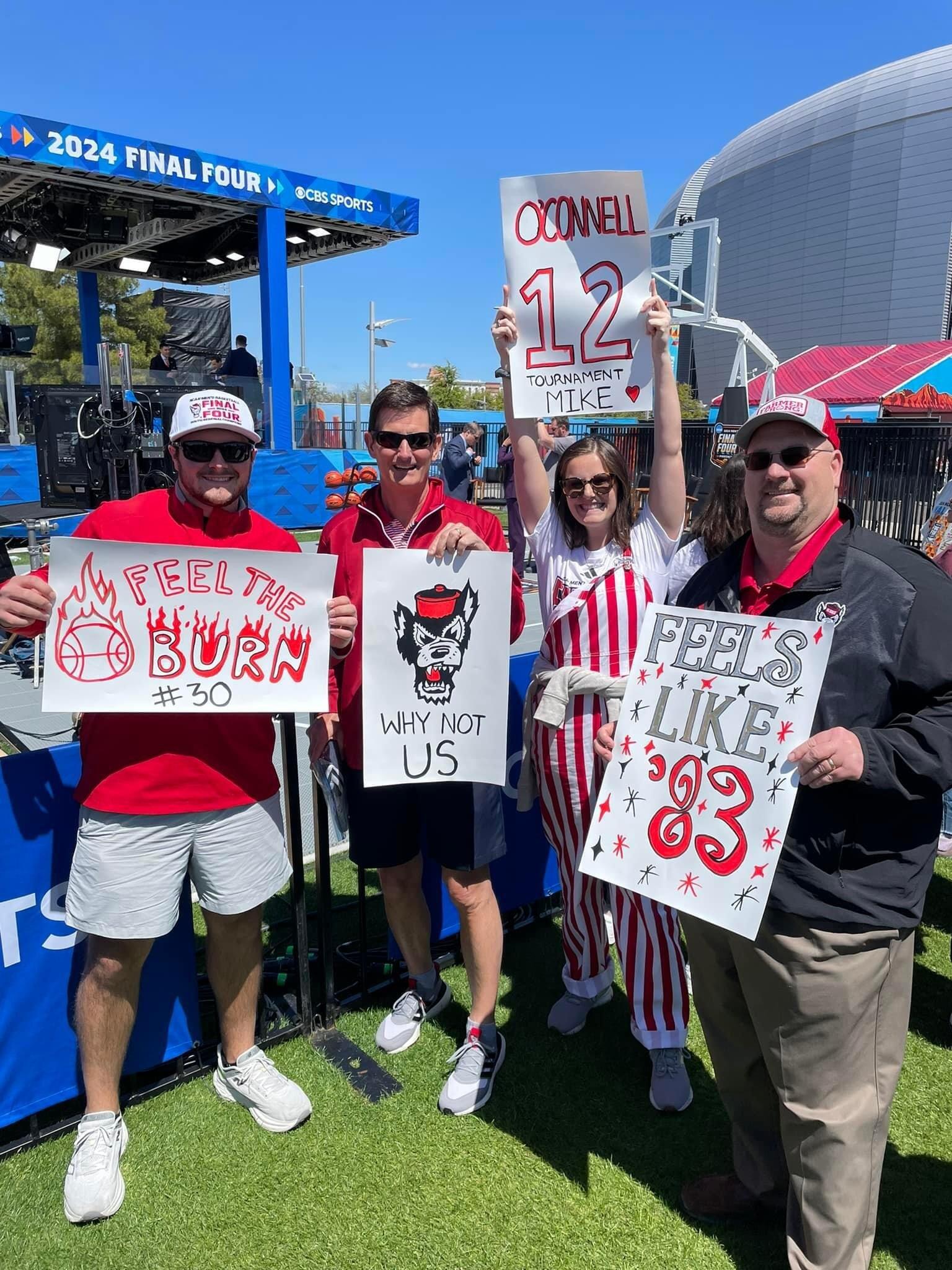 Final Four!!! Trip to Arizona to cheer on the pack!