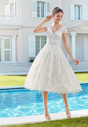 rosa clara short wedding dress