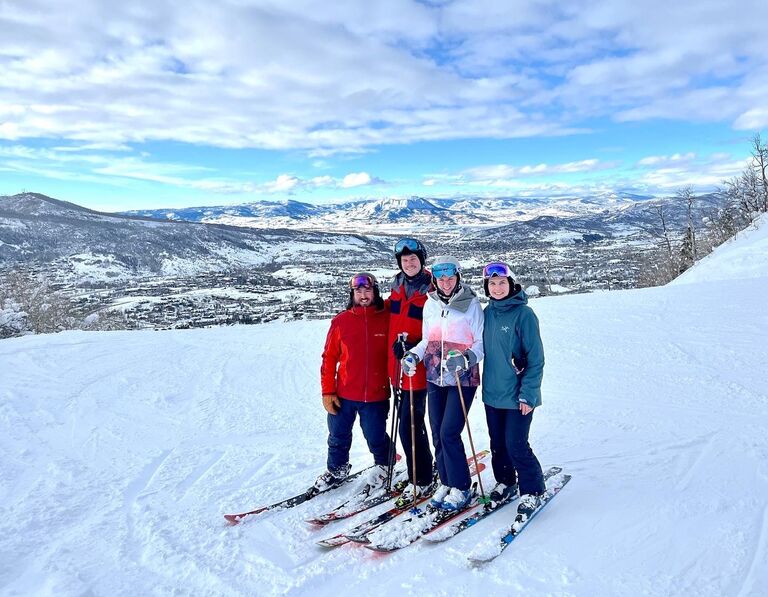 Skiing in Steamboat.