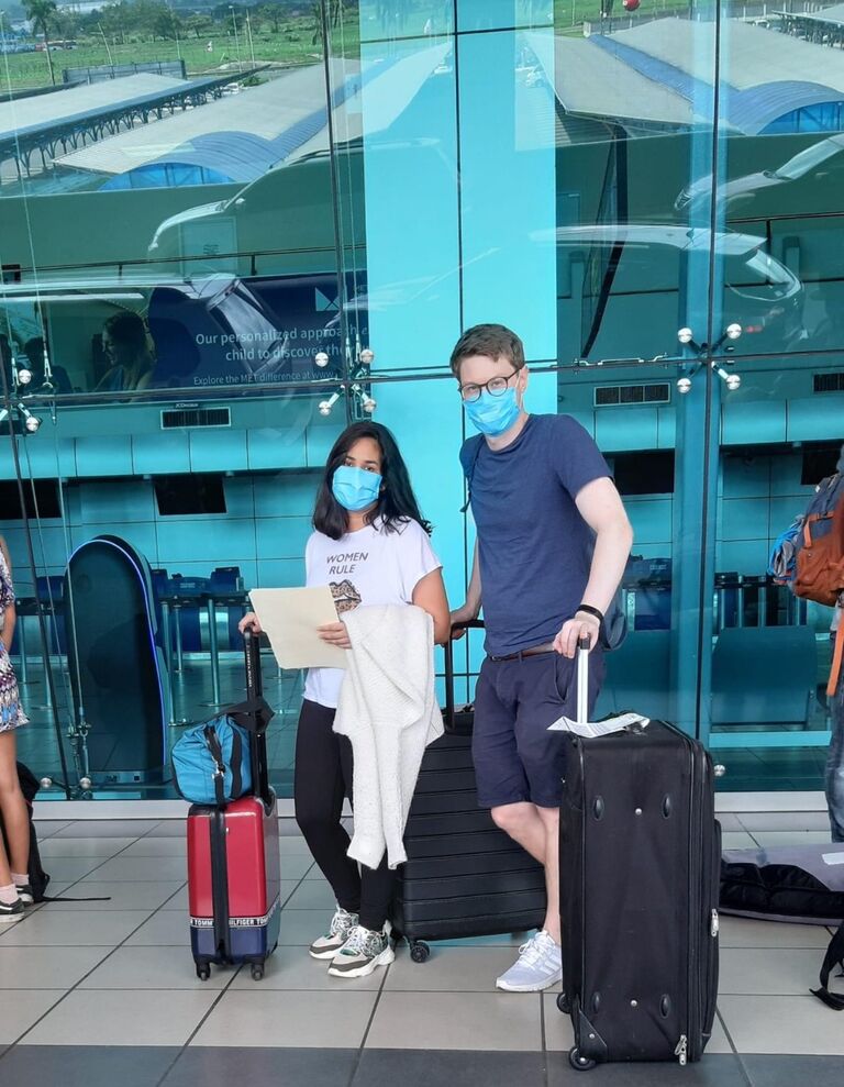 They finally managed to get back to Sweden… in a humanitarian flight