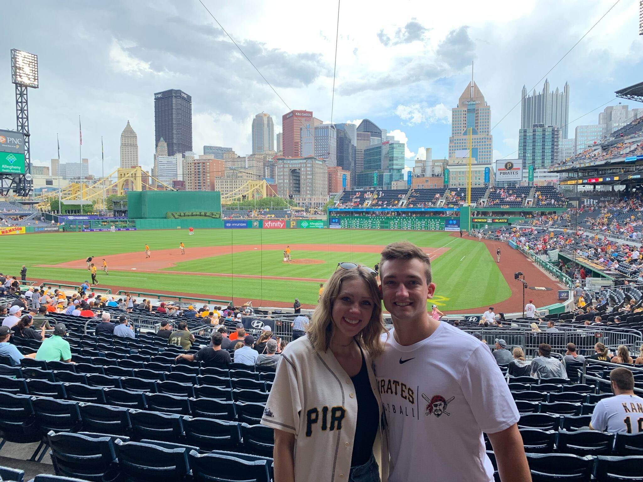 1st Pirates game together 