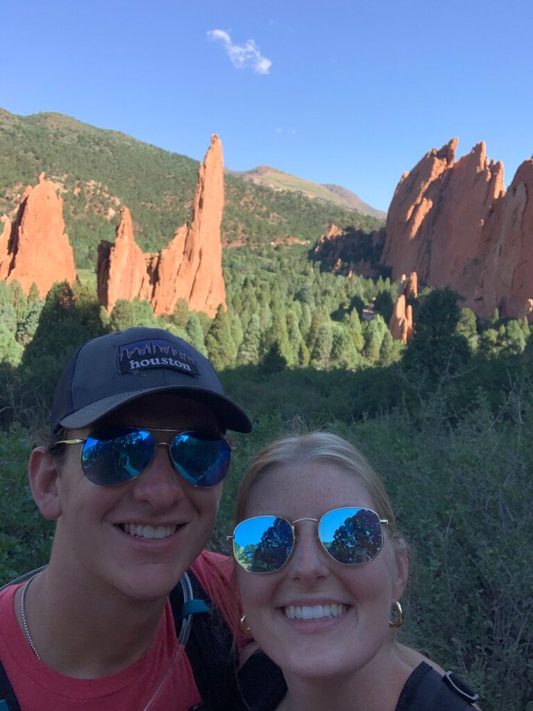 COVID vacation! Clayton and Erica decided to get some fresh air in Colorado, marking their first trip together