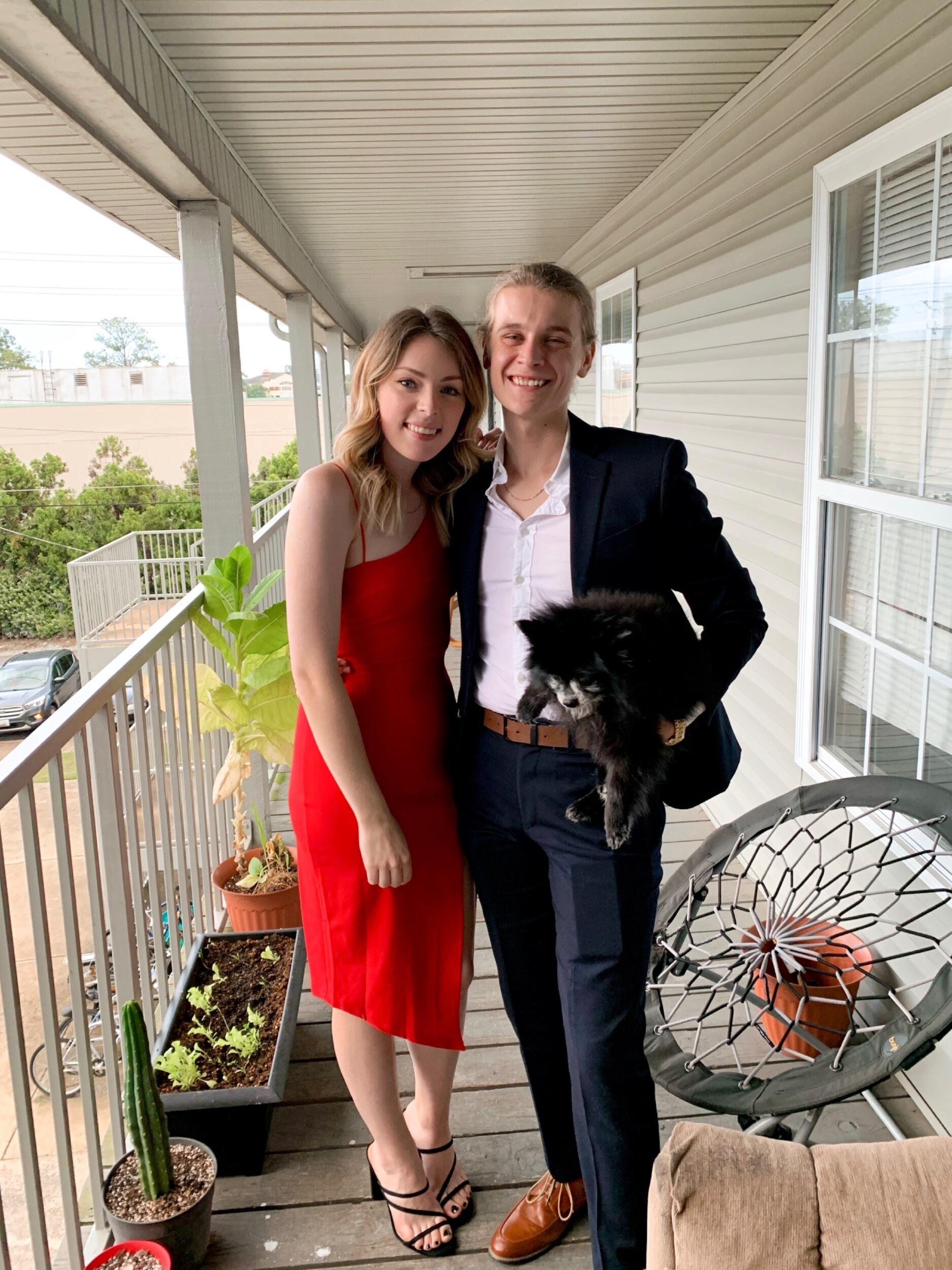 Celebrated our first anniversary in Tuscaloosa with Wednesday.  