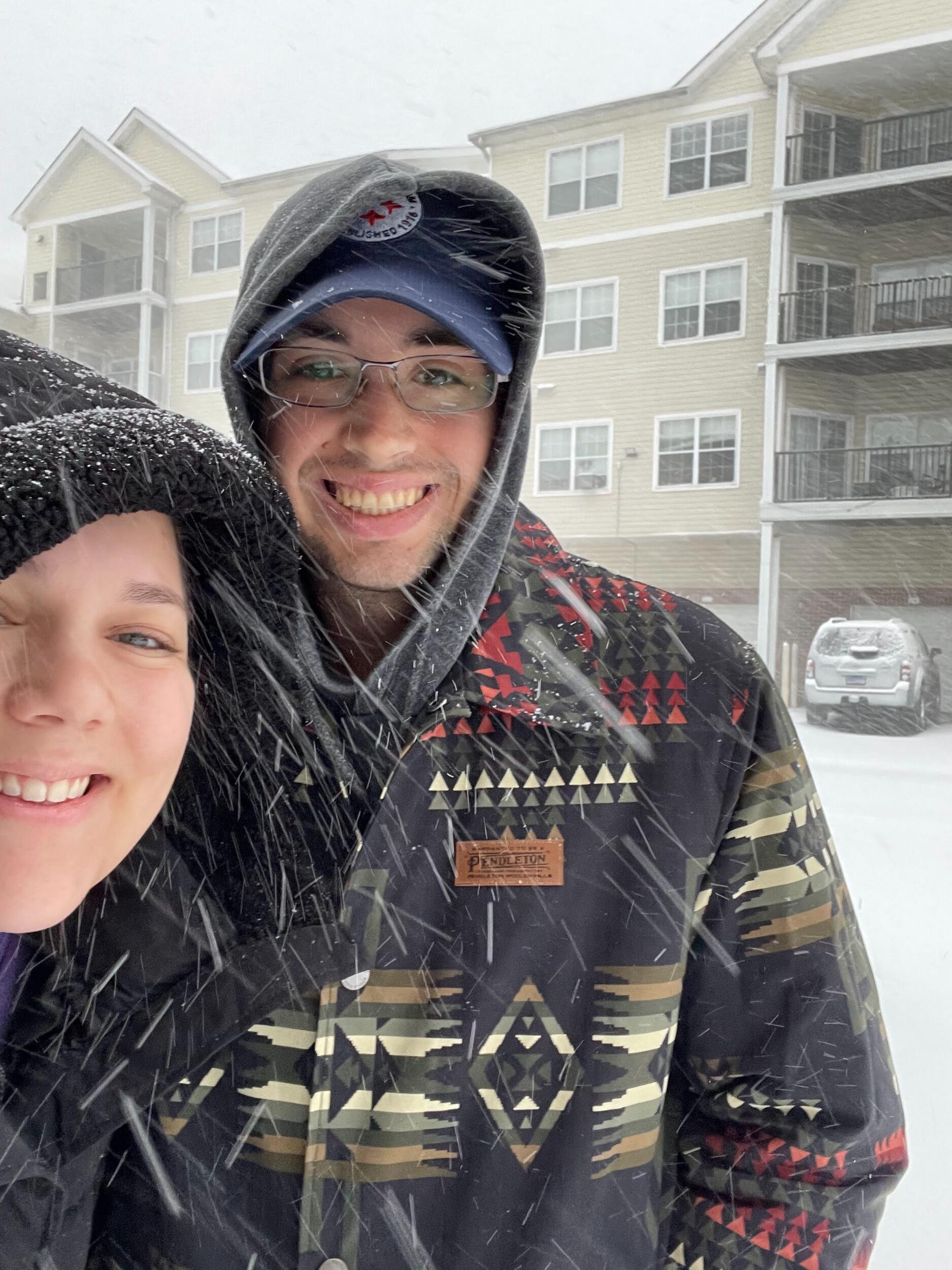 First big snow in Herndon, VA! They swore it never snowed there. 