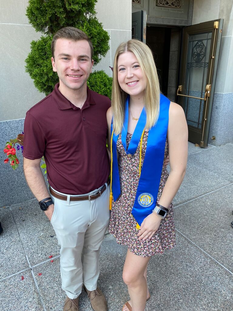 Camryn graduated from nursing school