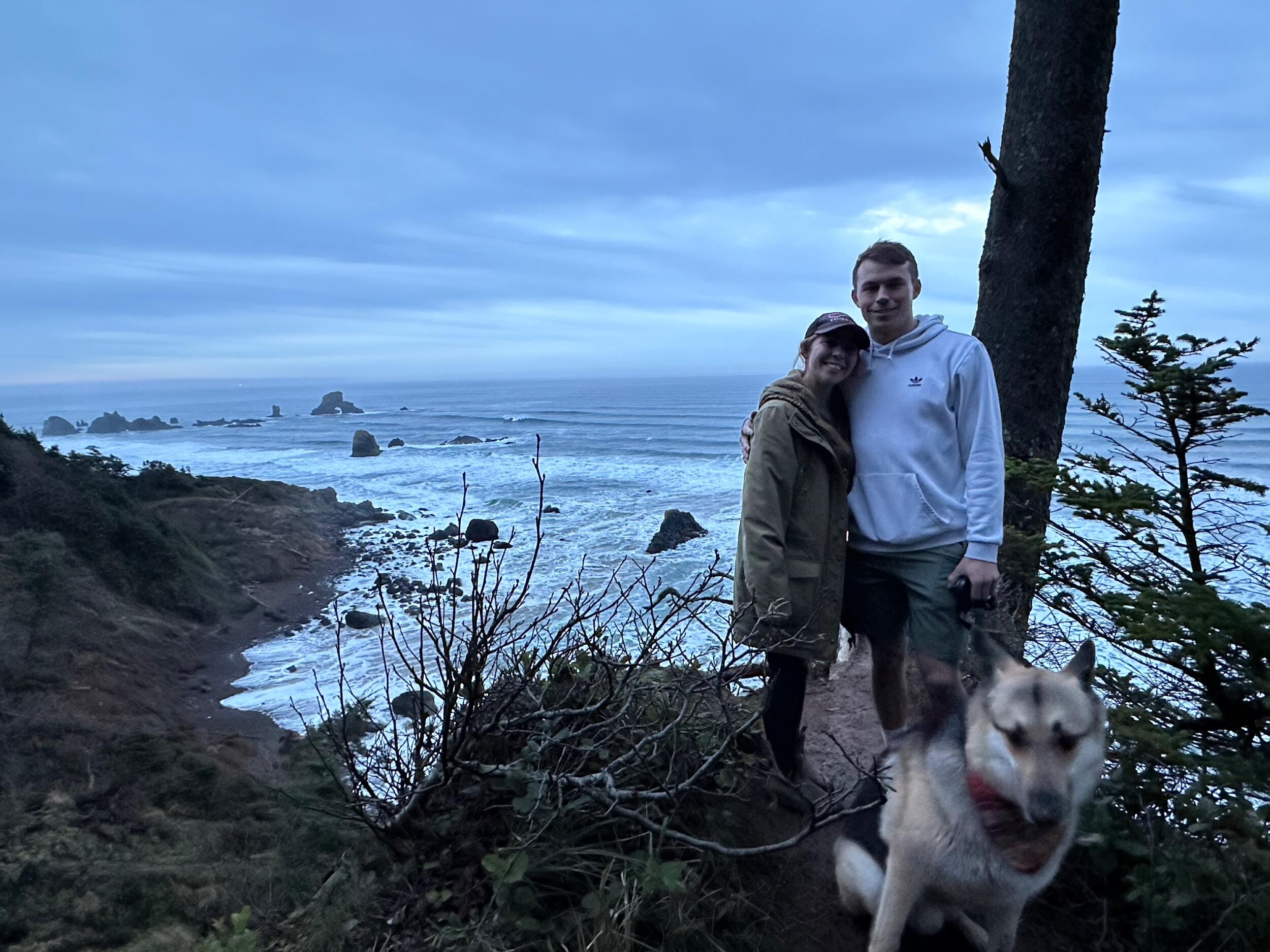 Ecola Beach, OR 

Celebrating the new year together!